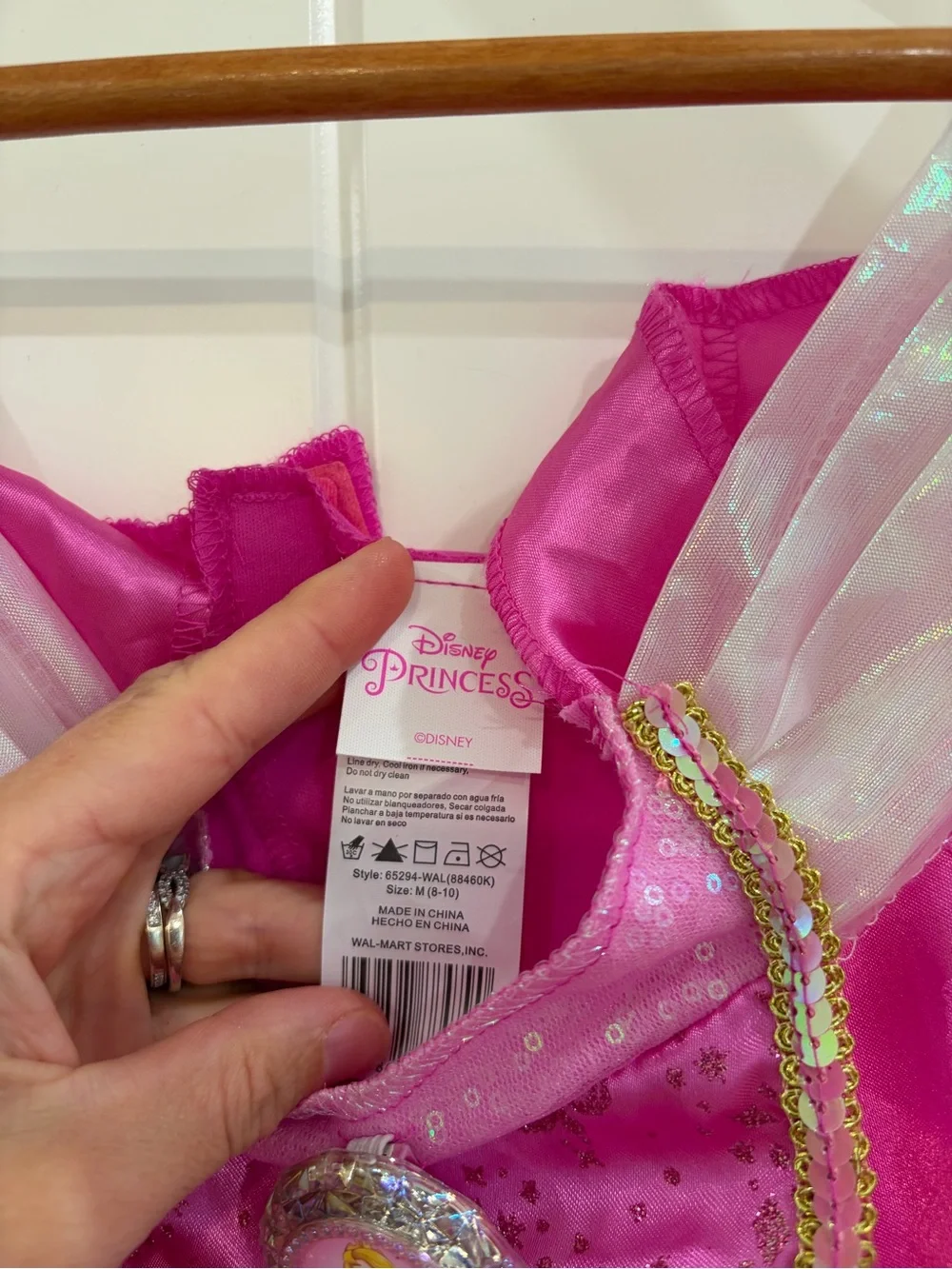 Pink Princess Costume Dress for Kids - Aurora / Sleeping Beauty